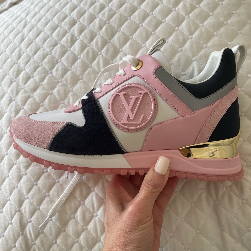 Louis Vuitton Pink/Rose Run Away Sneaker